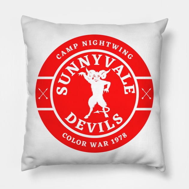 FEAR STREET - SUNNYVALE DEVILS CAMP NIGHTWING Pillow by aplinsky