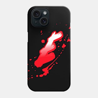 bloody letter E Phone Case