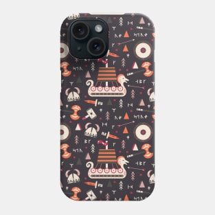 A Viking Fantasy Pattern Phone Case