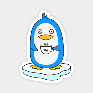 Caffeinated Penguin Magnet