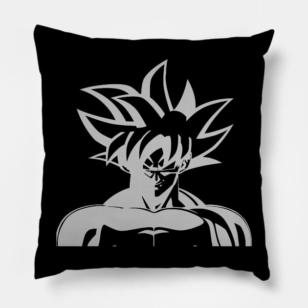 ultra instinct goku Pillow by ChenTrabelsi