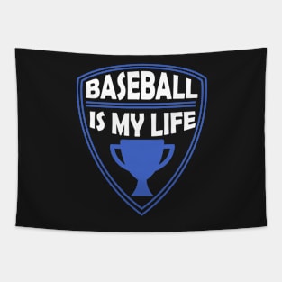 Baseball is my Life Gift Tapestry