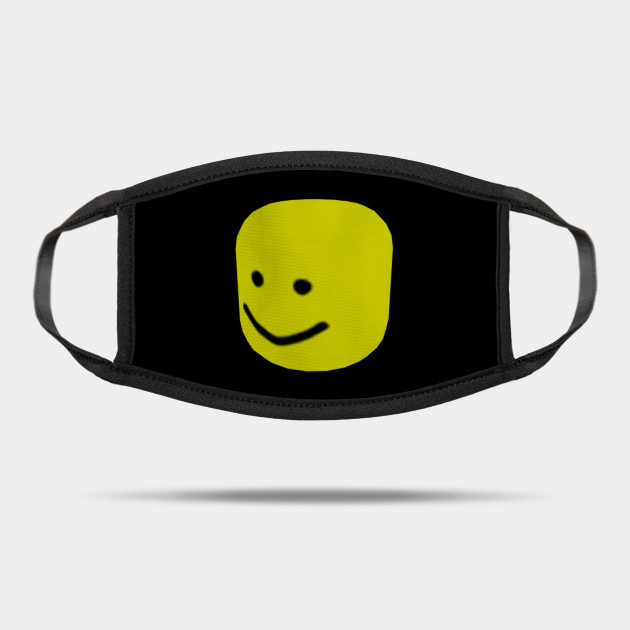 Roblox Big Head Noob Gamer Gift Roblox Mask Teepublic - how do you get the big noob head in roblox