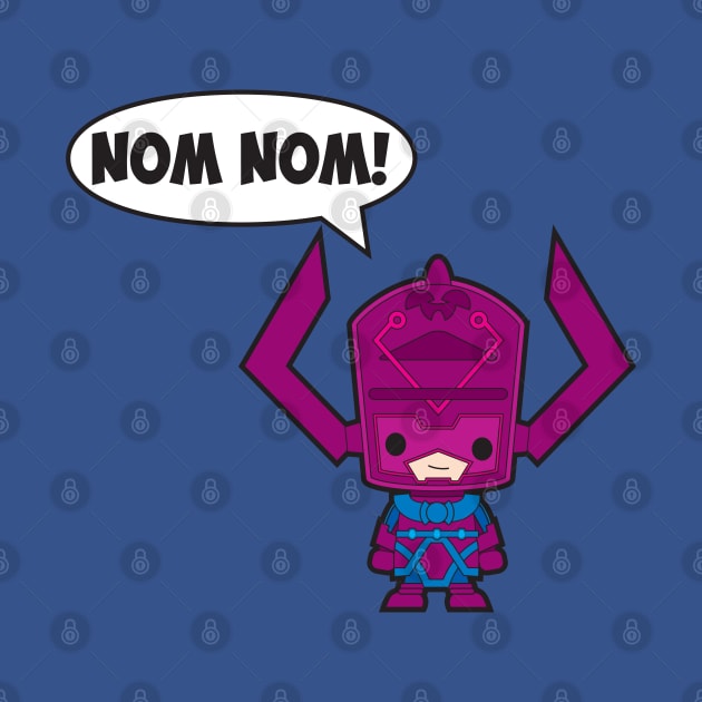 Kawaii Galactus Nom Nom by Markaneu