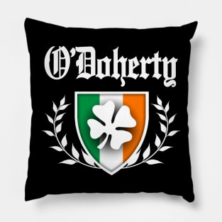 O'Doherty Shamrock Crest Pillow