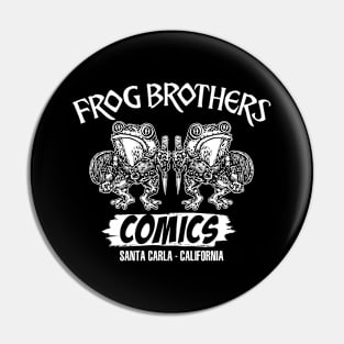 Frog Brothers Comics (Black Print) Pin