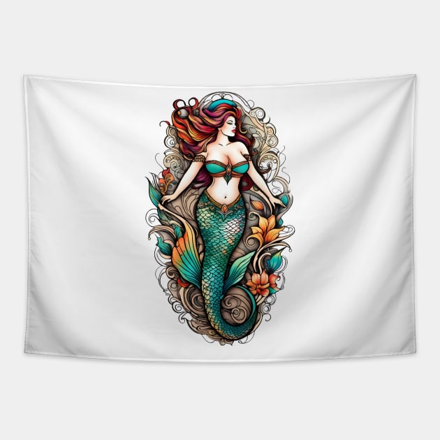 It's a Mermaid Thing Tapestry by HilariousDelusions