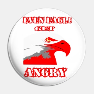 Angry Eagle Pin