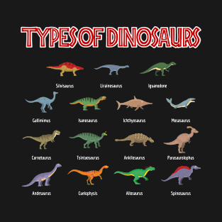 Type of Dinosaurs Fossil Hunter Future Paleontologist Paleontologist Geologist T-Shirt