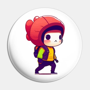 Happy Kawaii Hiking A Cute Adventure Pin