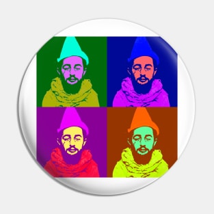 Henri de Toulouse-Lautrec Pop Art Design Pin