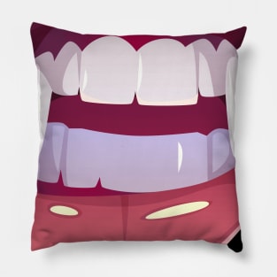 Halloween, Mouth Design Pillow