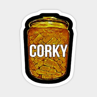 Corky T-Shirt Magnet