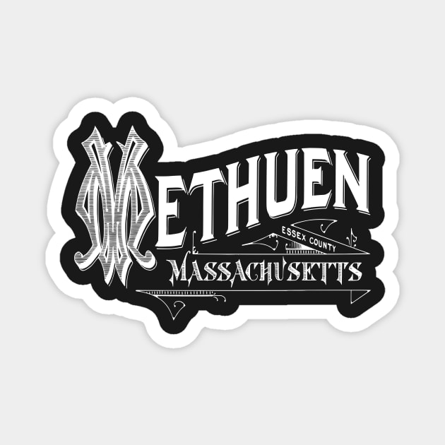 Vintage Methuen, MA Magnet by DonDota