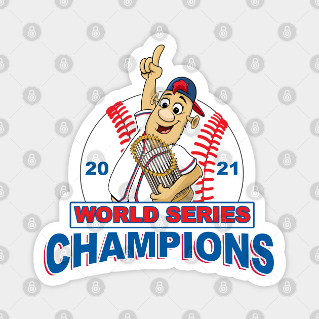 Braves World Series Champions- Blooper Trophy - Atlanta Braves Baseball -  Magnet