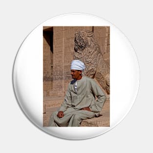 Egypt. Temple of Philae. Guard. Pin