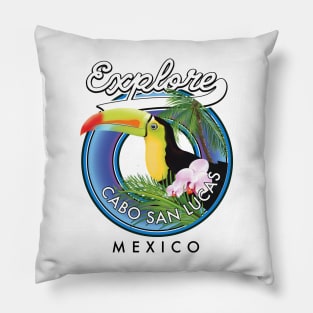 Cabo San Lucas Mexico travel patch Pillow