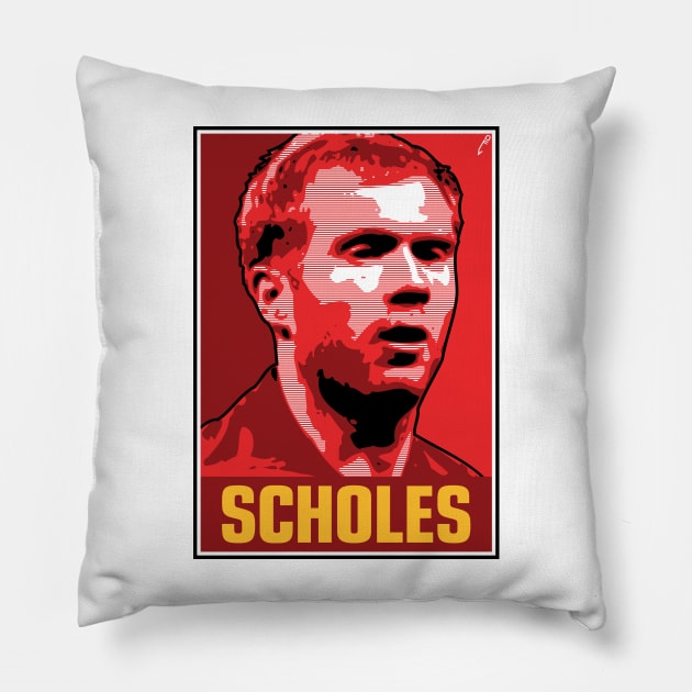 Scholes Pillow by DAFTFISH