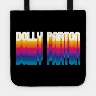 Retro Dolly Proud Personalized Name Gift Retro Rainbow Style Tote