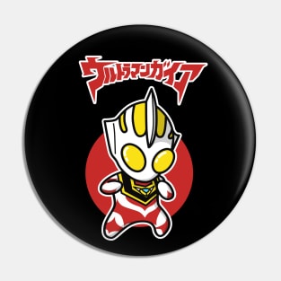 Ultraman Gaia Chibi Style Kawaii Pin