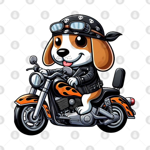 Biker Beagle by UnleashedCreationz