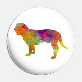 Hanoverian Scenthound in watercolor Pin