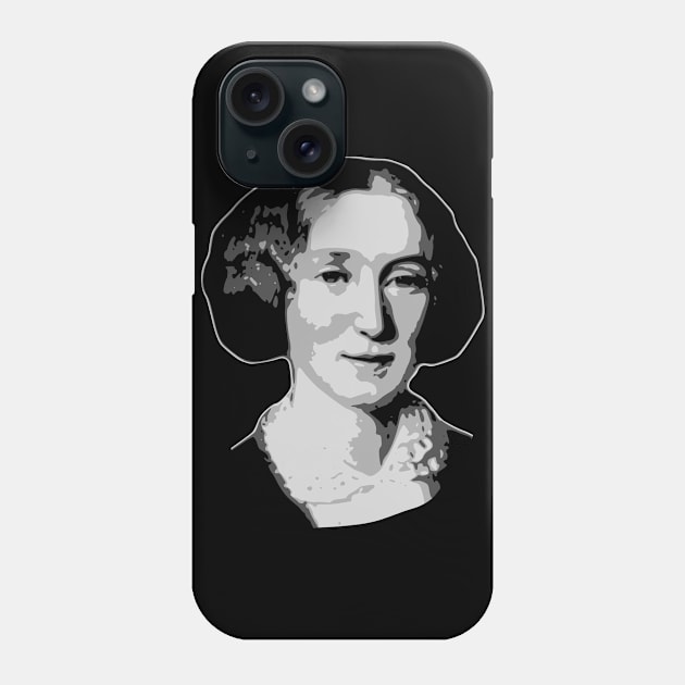 George Eliot Black and White Phone Case by Nerd_art