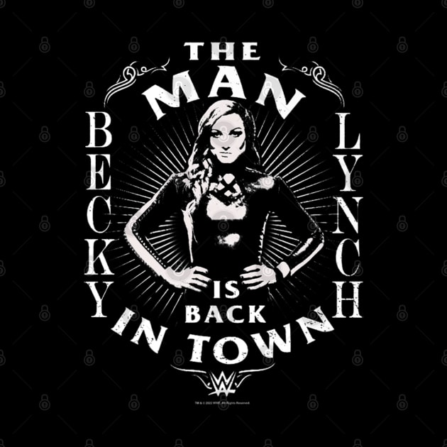 Becky Lynch The Man Is Back In Town by Holman