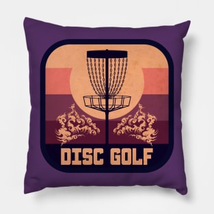 Disc Golf Zone Sign Pillow