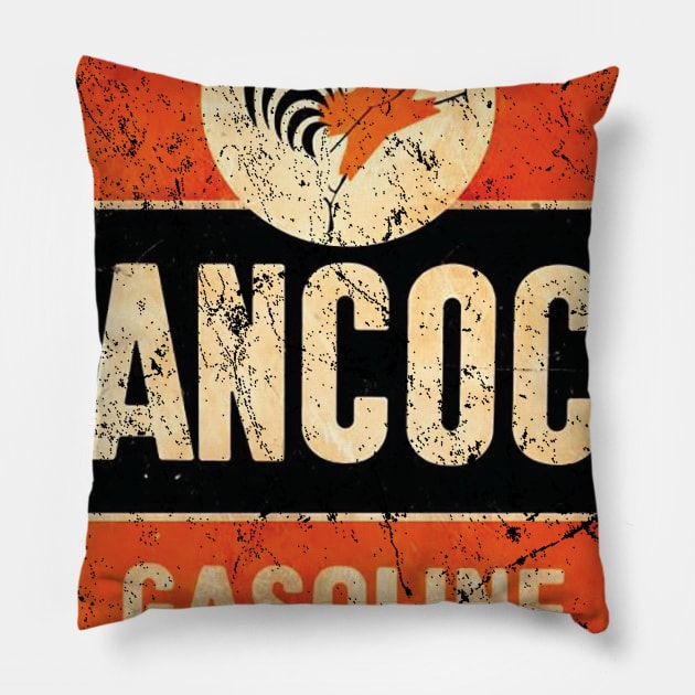 Hancock Gasoline Pillow by MindsparkCreative