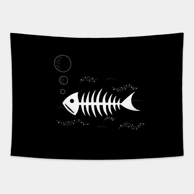 Fish bone Tapestry by Emotions Capsule