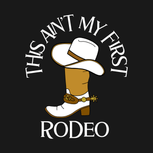 WHITE Cowboy Boot Cowboy Hat T-Shirt