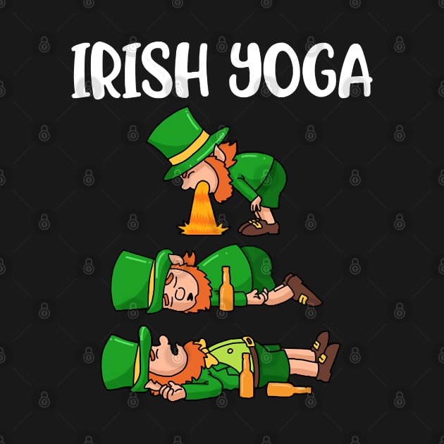 Irish Yoga Funny Yoga Gift by Dragna99