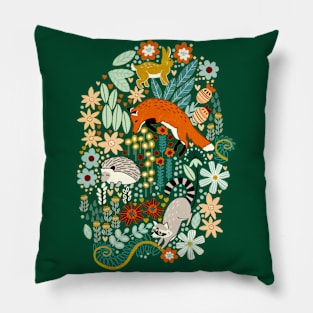 Cute Woodland Creatures Pillow