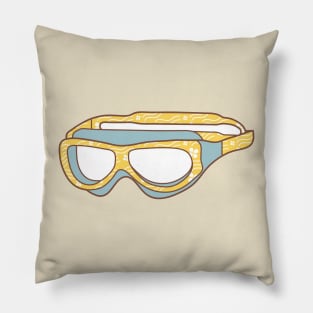 Swimming Goggles Pillow