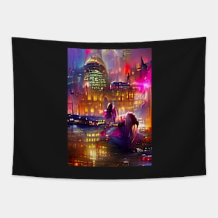 City of the Future Tapestry