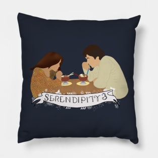 Serendipity 3 cafe scene Pillow