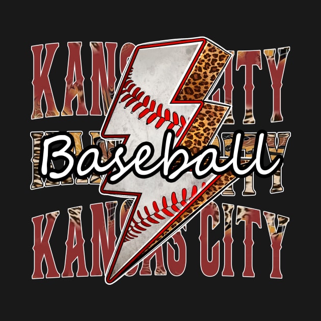 Graphic Baseball Kansas City Proud Name Team Vintage by WholesomeFood