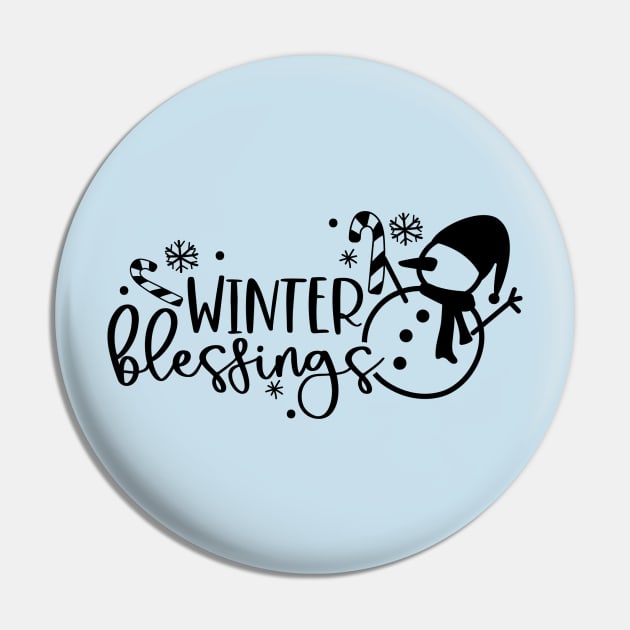 Winter Blessings | Winter Vibes Pin by Bowtique Knick & Knacks