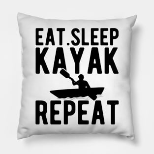 Kayak - Eat Sleep Kayak Repeat Pillow