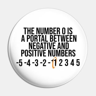 Negative and Positive Numbers Pin