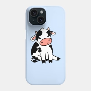 A cute cartoon cow Phone Case