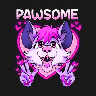 Pawsome I Furry Fandom Cospaly T-Shirt