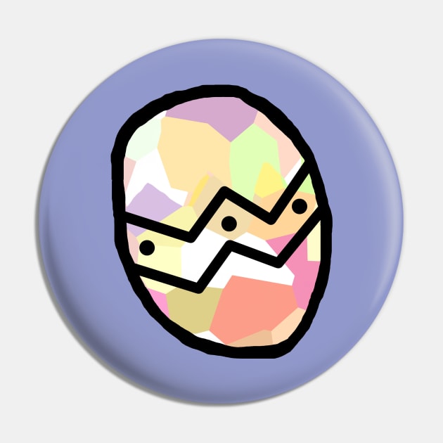 Big Easter Egg Pin by ellenhenryart