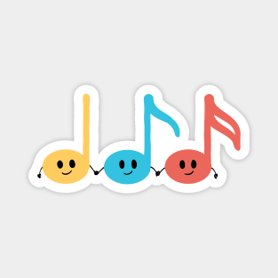 Dramabite Color harmony music notes cute kids Magnet