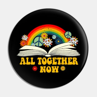 All Together Now Summer Reading Pin