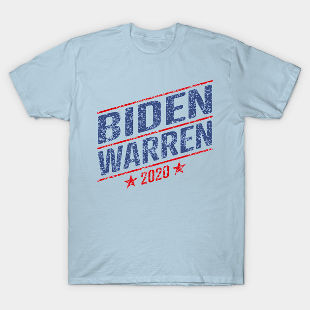 Discover Joe Biden and Elizabeth Warren on the same ticket? President 46 and Vice President in 2020 - Biden Warren - T-Shirt