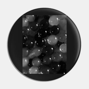 Black and gray bubbles Pin