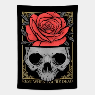 Rest When You're Dead Tapestry