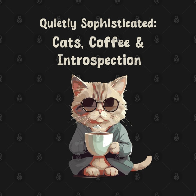 Cool cat and coffee by Patterns-Hub